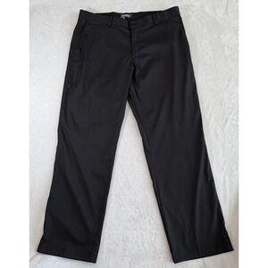 Nike Dri-Fit Golf Pants Mens 36x30 Black Tour Performance Tech Flex
